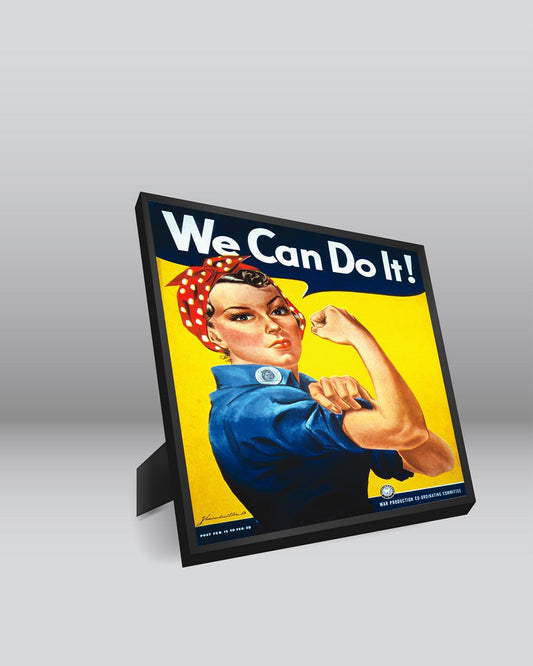 Framed Art, We Can Do It Framed Art Print, - PosterGully - 1