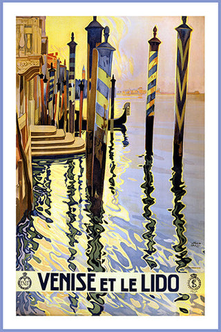 Wall Art, Venise Et Le Lido - Boats, - PosterGully