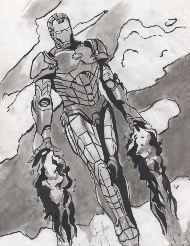 Brand New Designs, Iron Man Painting Artwork