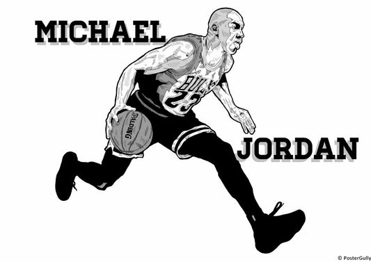 Wall Art, Michael Jordan Artwork, - PosterGully