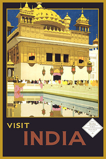 Wall Art, Visit India - Golden Temple, - PosterGully