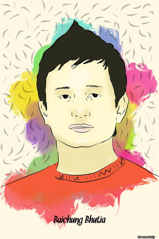 Wall Art, Bhaichung Bhutia, - PosterGully - 1