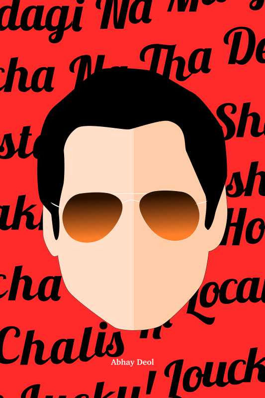 Abhay Deol Pop Art |  PosterGully Regulars - 12'' x 18''