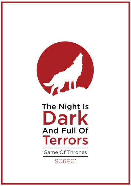 Brand New Designs, Night Is Dark Terrors  Artwork