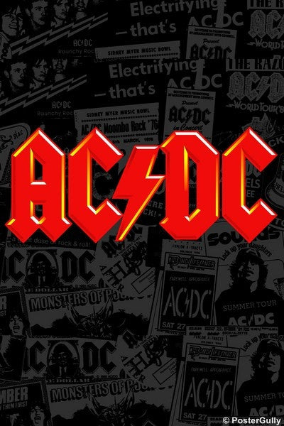 Wall Art, AC DC Artwork by Omkar, - PosterGully