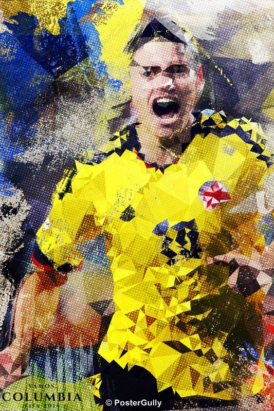 Wall Art, James Rodriguez Artwork, - PosterGully