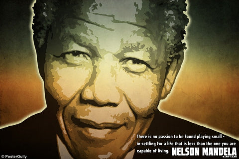Wall Art, Nelson Mandela Tribute Poster, - PosterGully