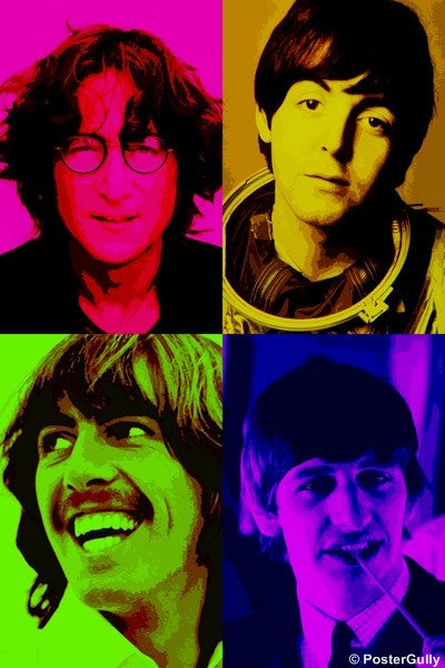 Wall Art, Beatles Pop Art by Omkar, - PosterGully