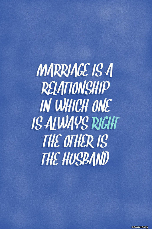 Wall Art, Marriage Humour, - PosterGully - 1