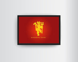 Framed Art, Manchester United Logo Framed Art Print, - PosterGully - 2