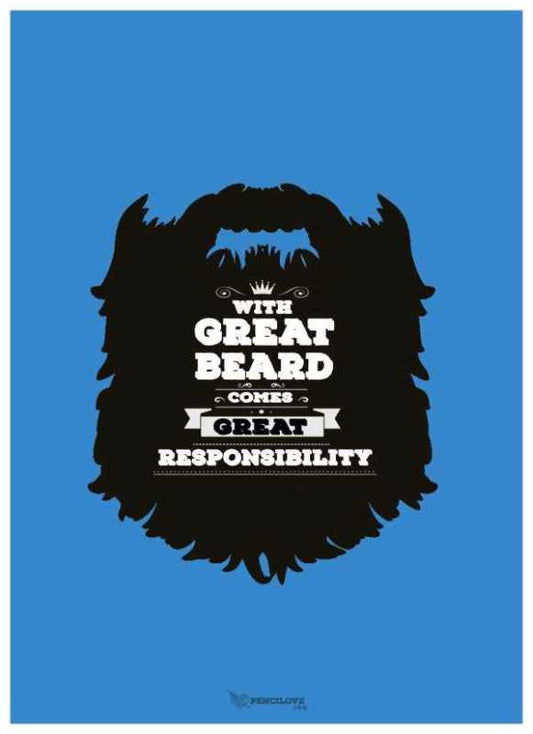 Brand New Designs, Beard Blue Artwork