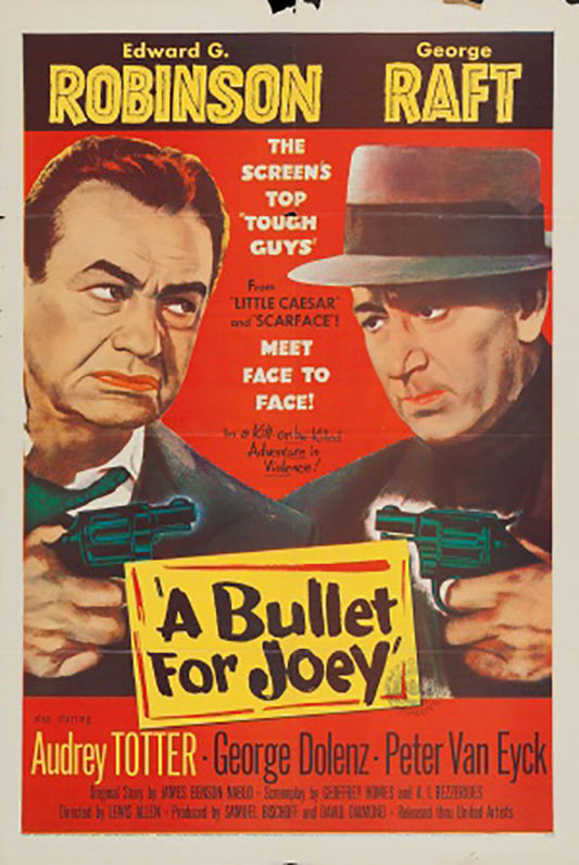 Brand New Designs, A Bullet For Joey | Retro Movie Poster, - PosterGully - 1