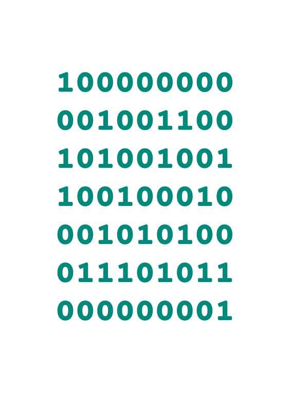 Binary Wall Art Binary Matrix Code Wall Mural – Wallmonkeys