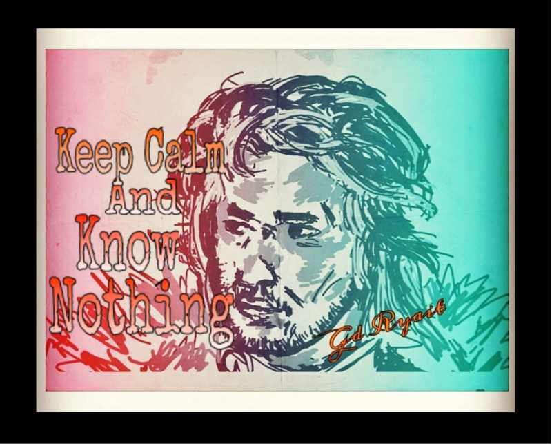 Brand New Designs, Jon Snow Game Of Thrones Artwork