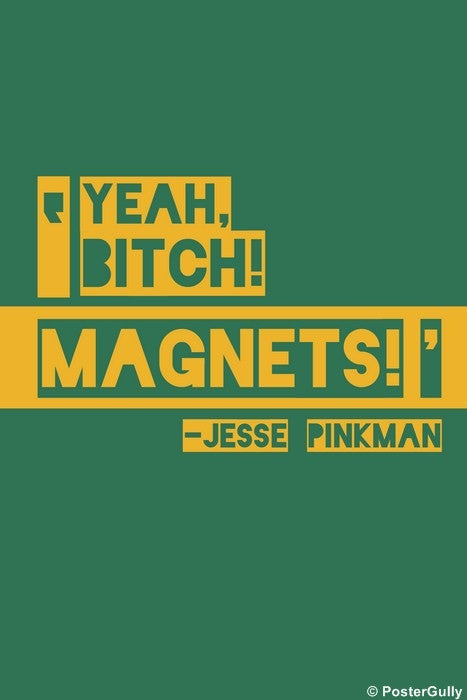 Wall Art, Breaking Bad Jesse Magnets