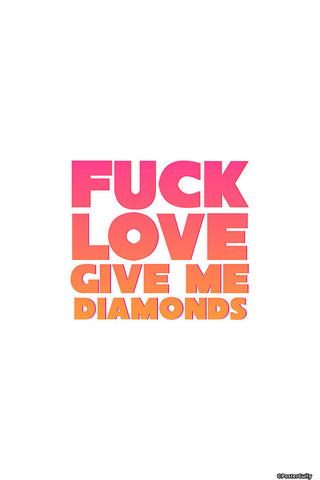 Brand New Designs, FUCK Love, - PosterGully - 1