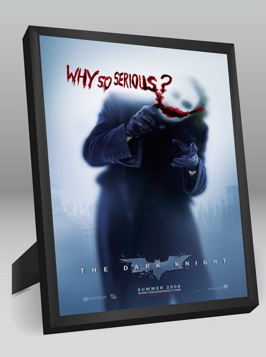 Framed Art, Joker in The Dark Knight | Why So Serious Framed Art Print, - PosterGully - 1