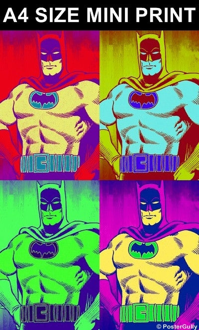 Mini Prints, Batman Pop Art By Omkar | Mini Print, - PosterGully