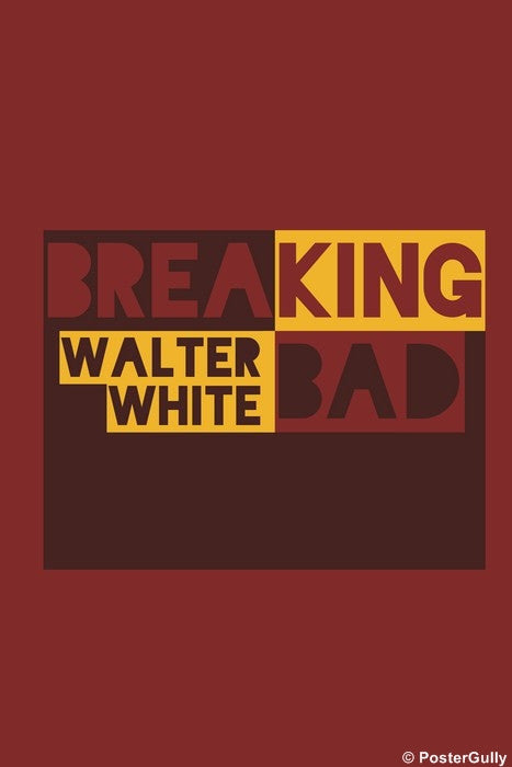 Wall Art, Breaking Bad Typography