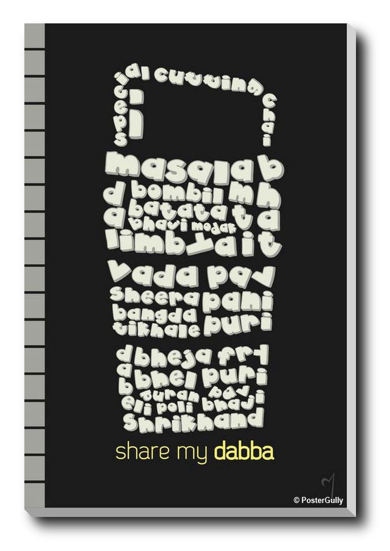 Wall Art, Share My Dabba Artwork