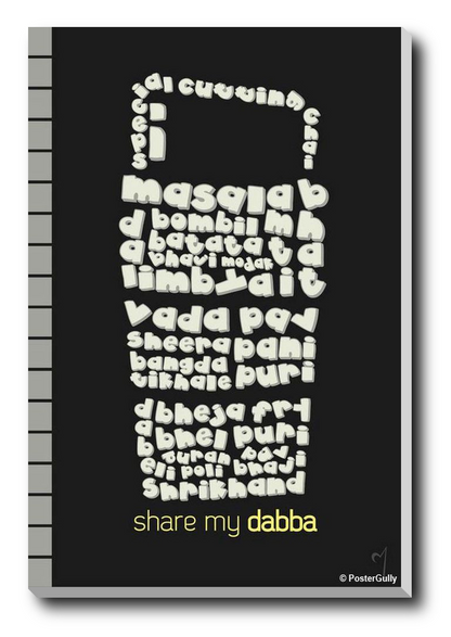 Wall Art, Share My Dabba Artwork