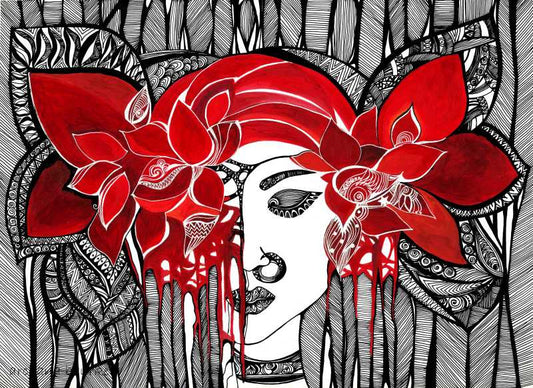Wall Art, Abstract Woman 1 Artwork