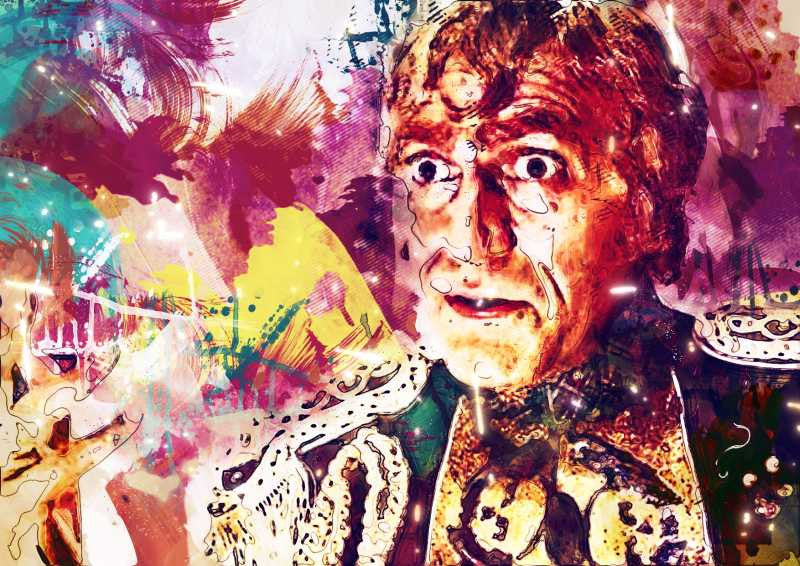 Brand New Designs, Mogambo Amrish Puri Artwork