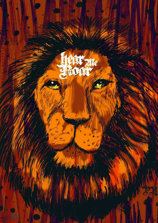 Wall Art, Hear Me Roar Artwork