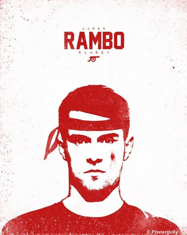 Wall Art, Aaron Ramsey Rambo Minimal, - PosterGully