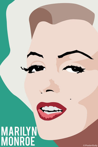PosterGully Specials, Marilyn Monroe | Pop Teal, - PosterGully