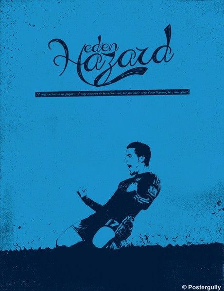 Wall Art, Eden hazard | Manish Artwork, - PosterGully