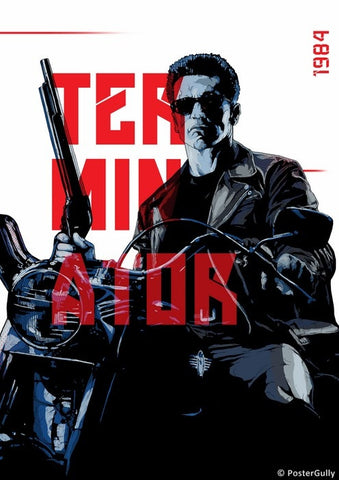 PosterGully Specials, The Terminator Artwork By Manu, - PosterGully