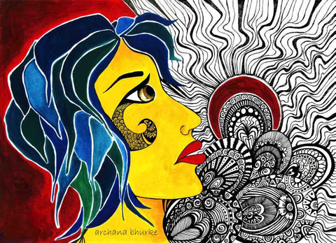 Brand New Designs, Abstract Woman 4 Artwork