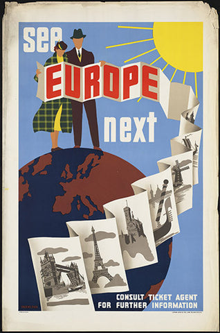 Wall Art, See Europe Next, - PosterGully