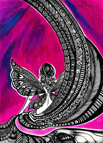 Brand New Designs, Angel Wings Abstract Artwork