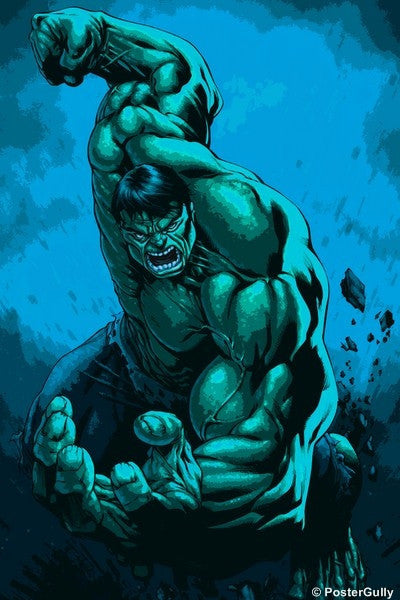 Wall Art, Hulk Paint Art, - PosterGully