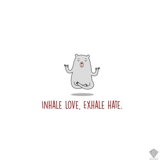 Brand New Designs, Inhale Love Exhale Hate Artwork