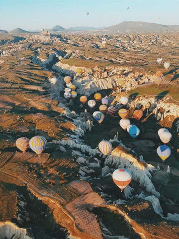 Wall Art, Hot Air Balloons At Turkey Artwork