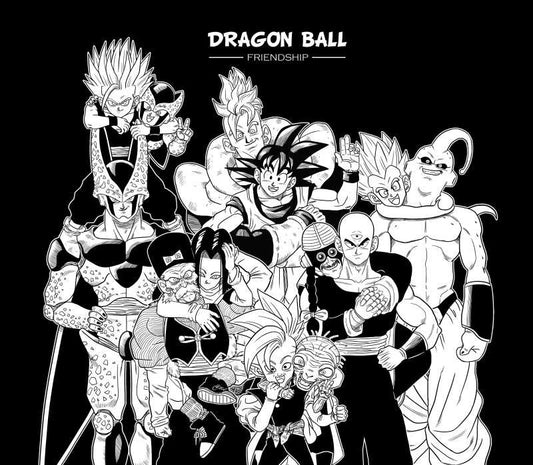 Square Art Prints, Dragon Ball Z Friendship Artwork