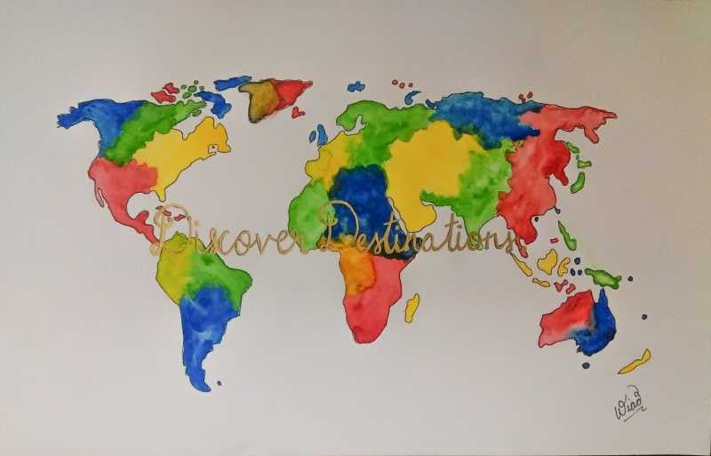 Wall Art, Discover Destinations Artwork