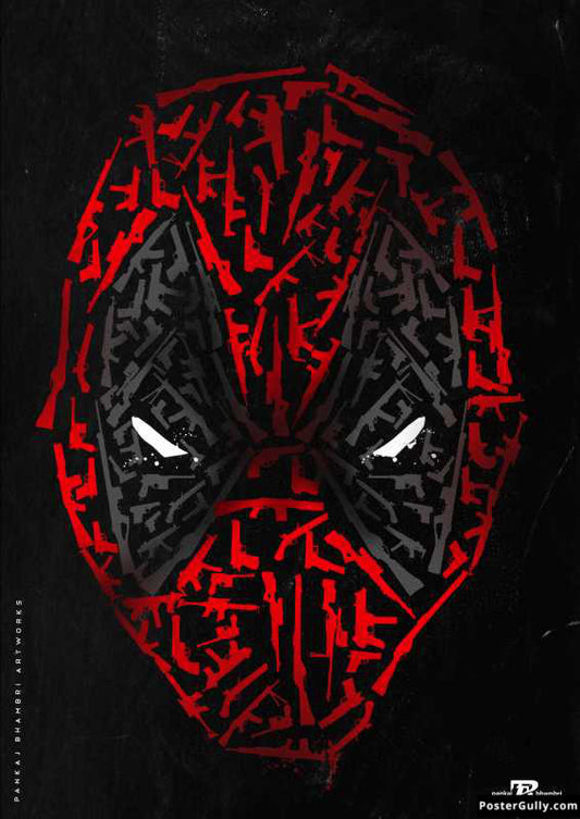 Wall Art, Deadpool Artwork