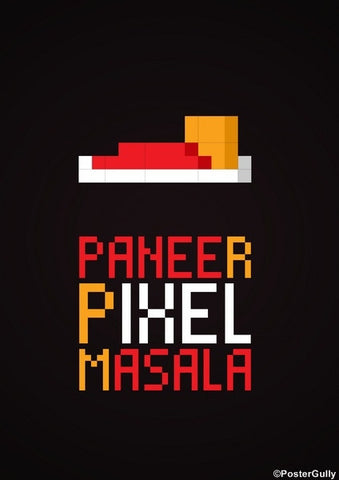 Wall Art, Paneer Pixel Masala, - PosterGully
