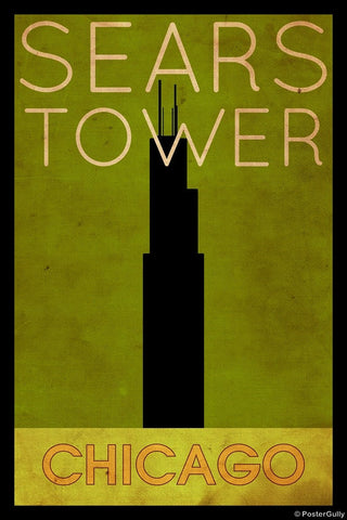 Wall Art, Sears Tower | Chicago, - PosterGully