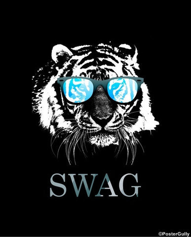 Wall Art, Tiger Swag Glasses, - PosterGully