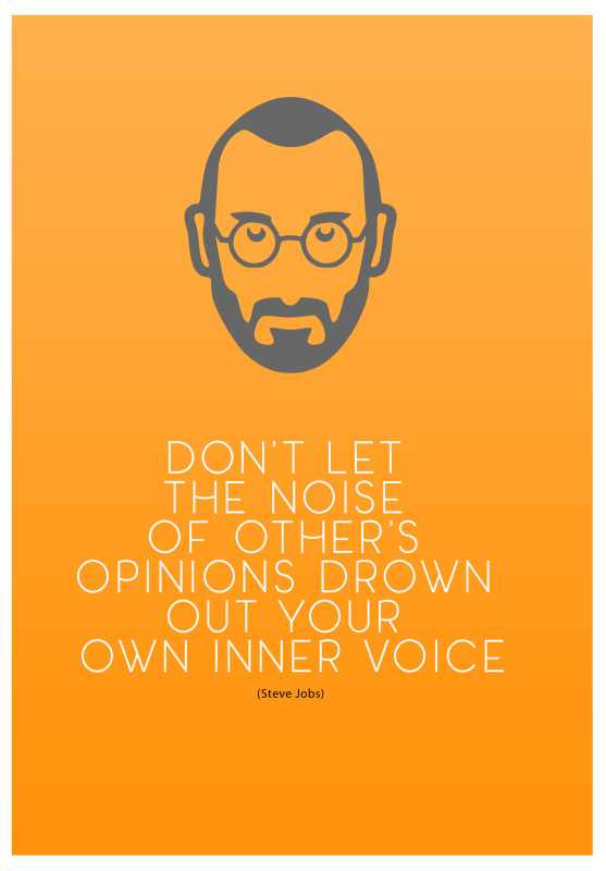 Wall Art, Steve Jobs Thought Artwork