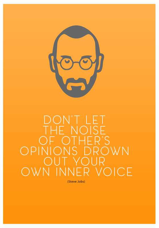 Wall Art, Steve Jobs Thought Artwork