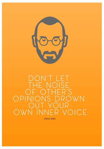 Wall Art, Steve Jobs Thought Artwork