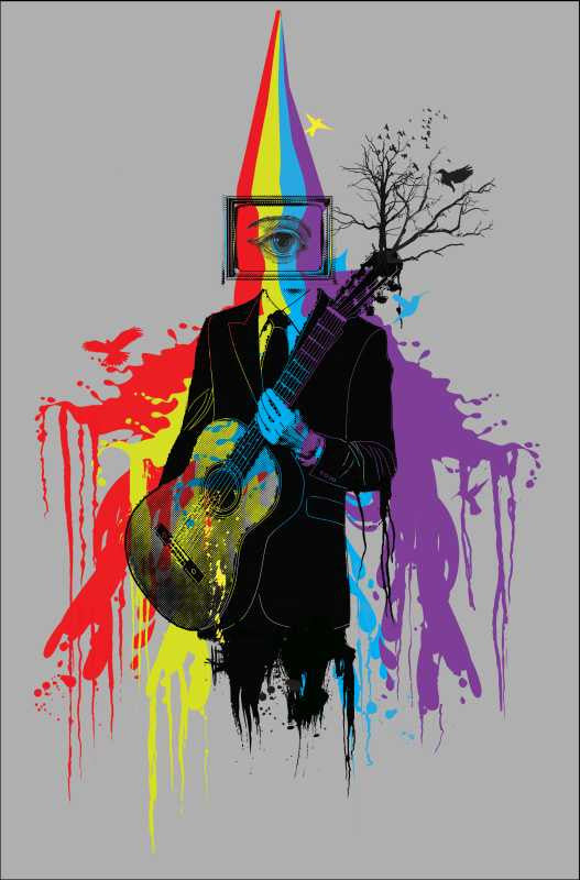 Brand New Designs, Guitarist Man Artwork