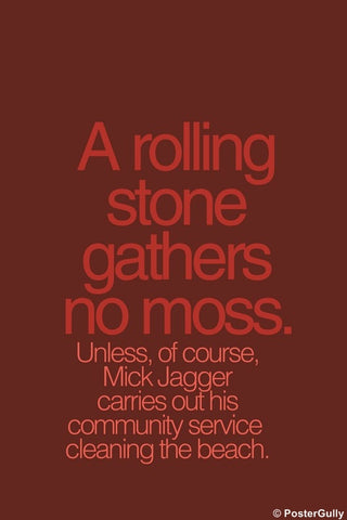 Wall Art, No Moss | Rolling Stones