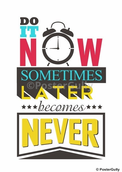 Wall Art, Do It Now | White, - PosterGully